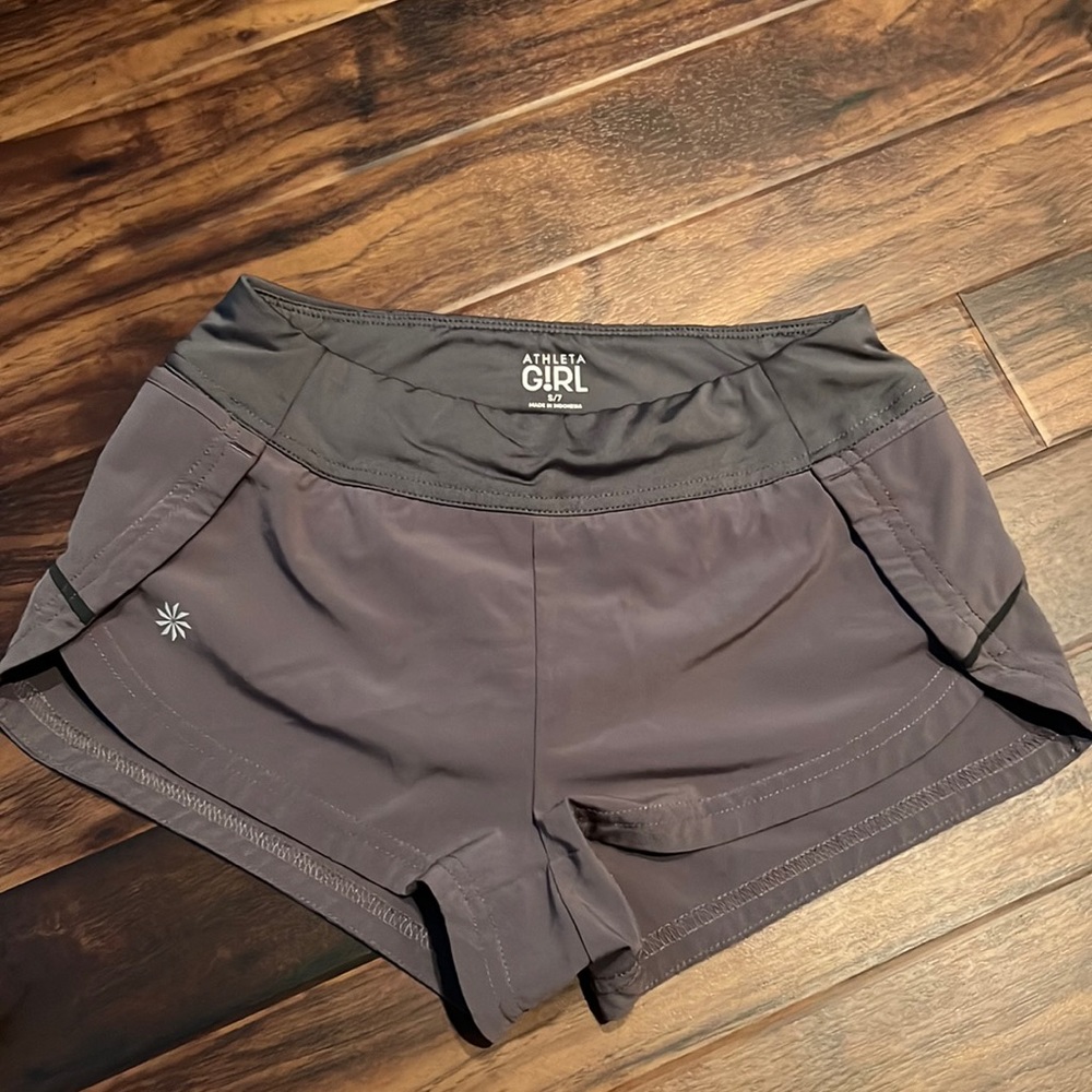 Athleta Girl size 7, charcoal gray shorts excellent condition!